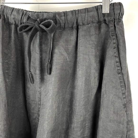 Rundholz Black Label Black Ramie Drawstring Harem Trousers - Picture 4 of 10